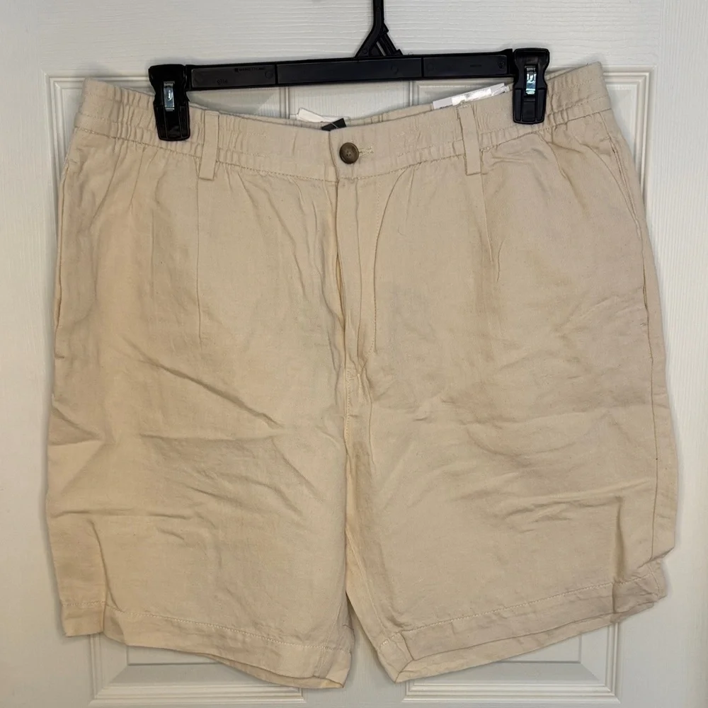 NWT H&M Men's Tan Linen Shorts